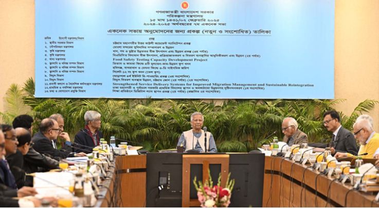 ১২ হাজার ৫৩২ কোটি টাকার ১৩ প্রকল্প অনুমোদন