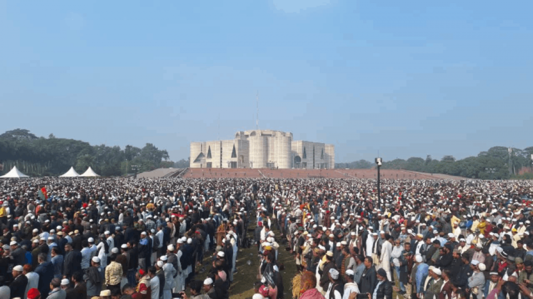 খালেদা জিয়ার জানাজা সম্পন্ন, স্মরণকালের রেকর্ড মানুষের অংশগ্রহণ