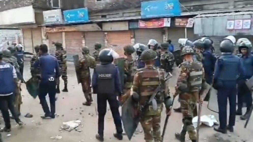 মাধবপুরে নোয়াপাড়া বাজারে দুই গ্রামের সংঘর্ষে ১৫ জন আহত