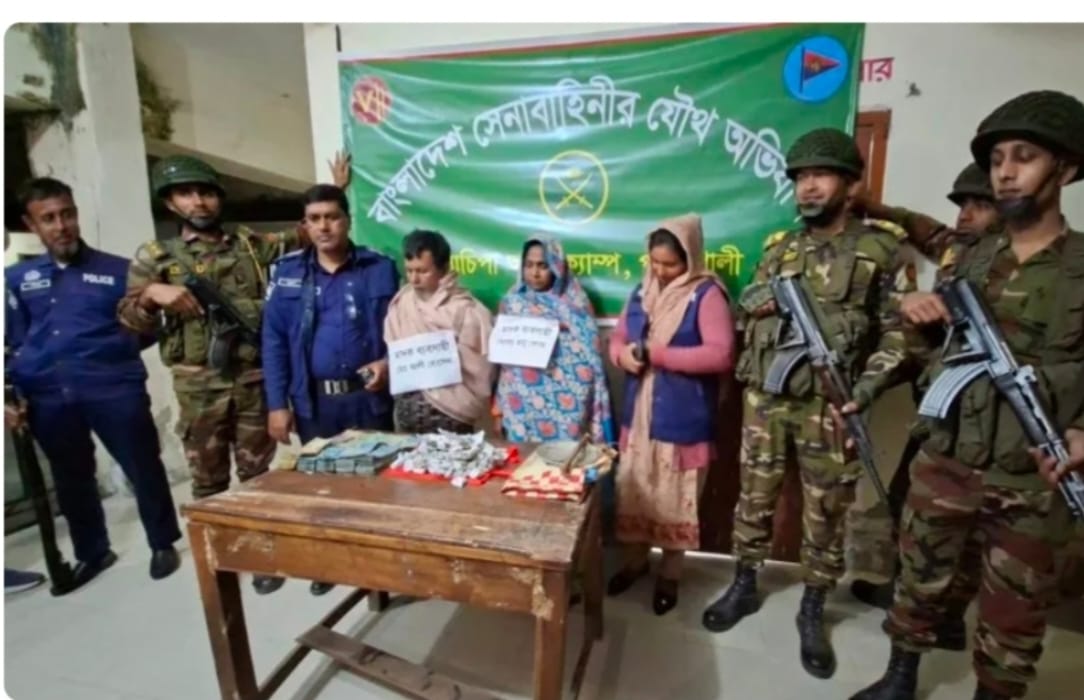 গলাচিপায় মাদক কারবারির আস্তানায় সেনাবাহিনীর অভিযান, বিপুল অর্থসহ আটক ২
