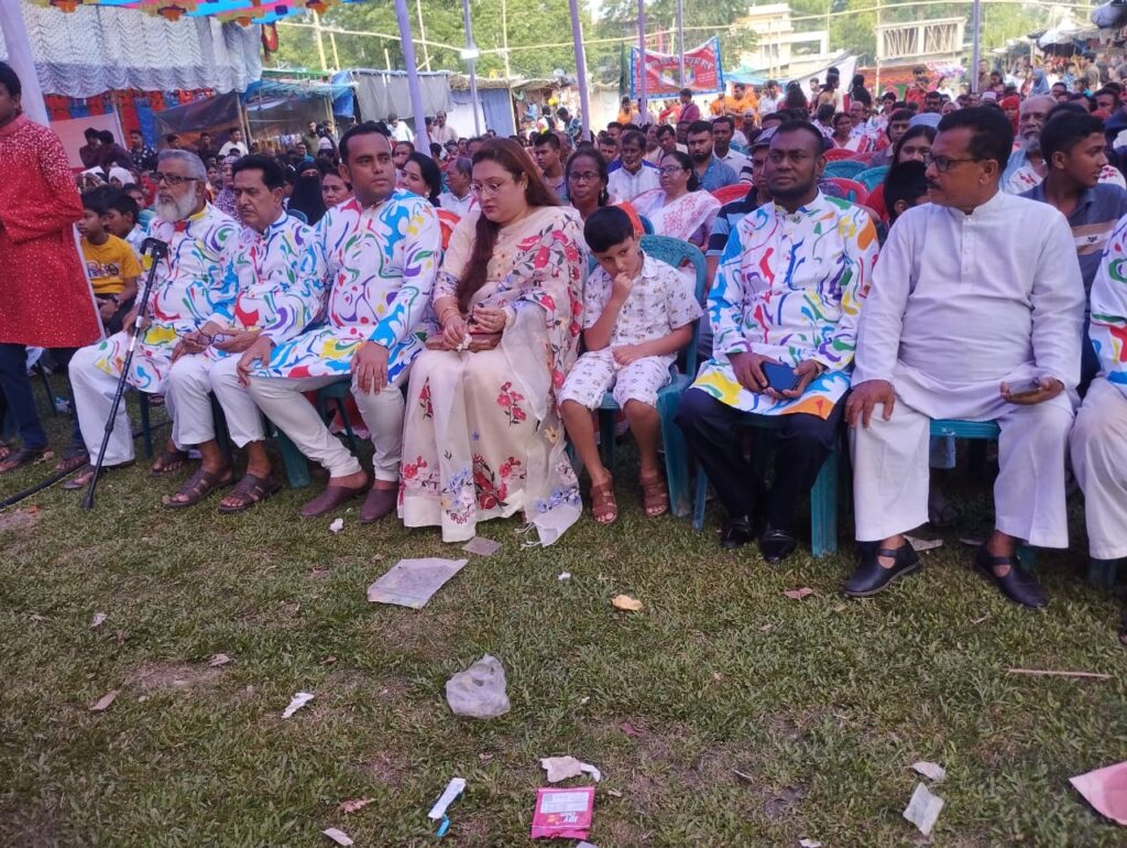 বর্ণাঢ্য আয়োজনে শ্রীপুর বাংলা নববর্ষ ১৪৩৩ উদযাপিত