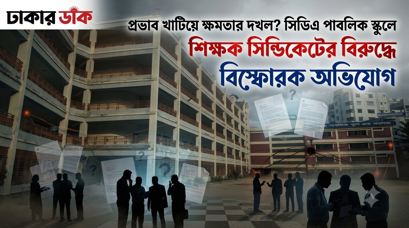 সিডিএ পাবলিক স্কুল অ্যান্ড কলেজে দুর্নীতি, ক্ষমতার অপব্যবহার ও শিক্ষক হয়রানির অভিযোগ