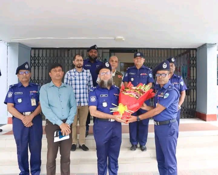 বিদায়ী পুলিশ সুপার মোঃ রবিউল হাসান-এর বিদায় সংবর্ধনা অনুষ্ঠিত