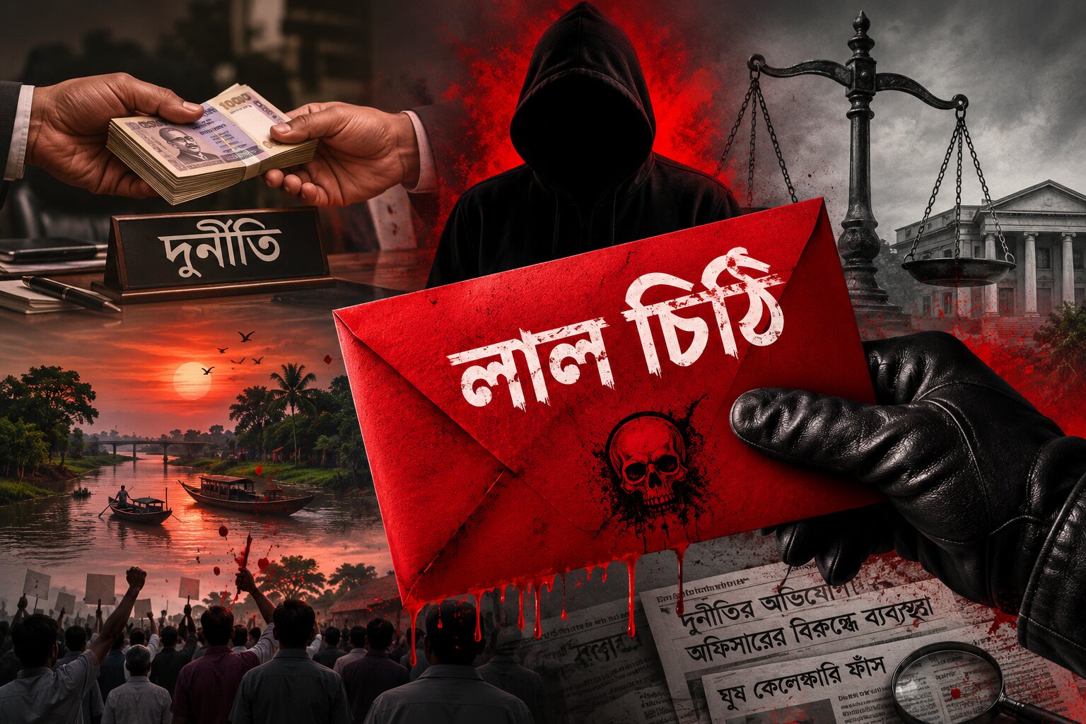 লাল চিঠি: দুর্নীতির অন্ধকারে জন্ম নেওয়া এক রক্তাক্ত প্রতীক