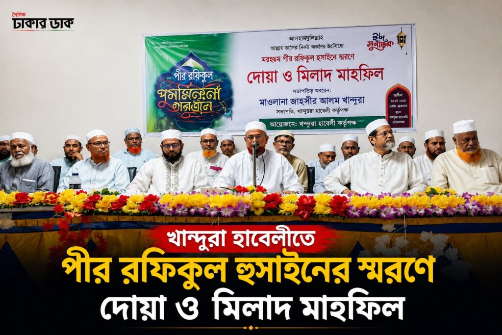 চেহলাম উপলক্ষে খান্দুরায় ধর্মীয় সমাবেশ, অংশ নিলেন হাজারো মুরিদ