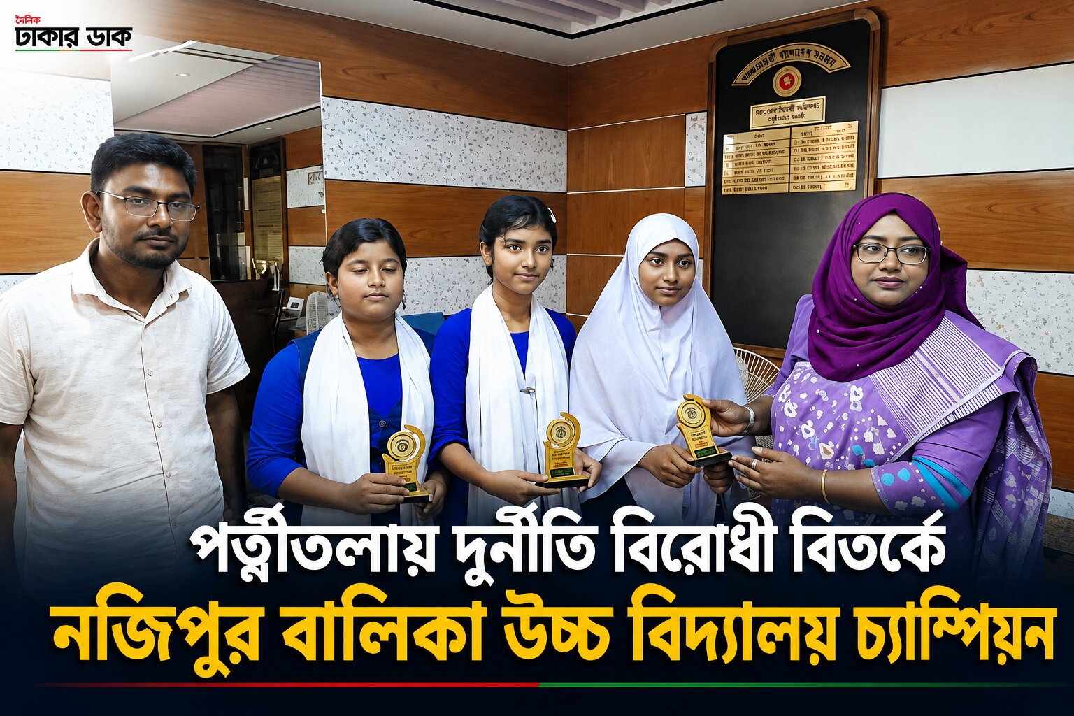 অভাব নয়, সীমাহীন লোভই দুর্নীতির প্রধান কারণ : মেফতাহুল জান্নাত