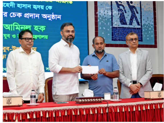 ক্রীড়াবিদদের সংকটে পাশে থাকবে ক্রীড়া মন্ত্রণালয়