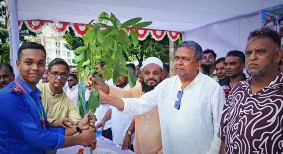 বিএনপির ৪৮তম প্রতিষ্ঠাবার্ষিকীতে বৃক্ষরোপণ ও মাছের পোনা অবমুক্ত করলেন এমপি রফিকুল ইসলাম