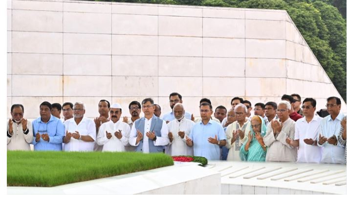 বিএনপির প্রতিষ্ঠাবার্ষিকীতে শহীদ রাষ্ট্রপতি জিয়াউর রহমান সাবেক প্রধানমন্ত্রী বেগম খালেদা জিয়ার কবরে শ্রদ্ধা প্রধানমন্ত্রীর